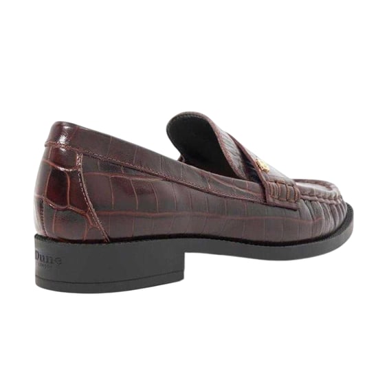 Dune London - "Galex" Penny-Schlupfschuhe für Damen, Leder (Braun) - Image 2