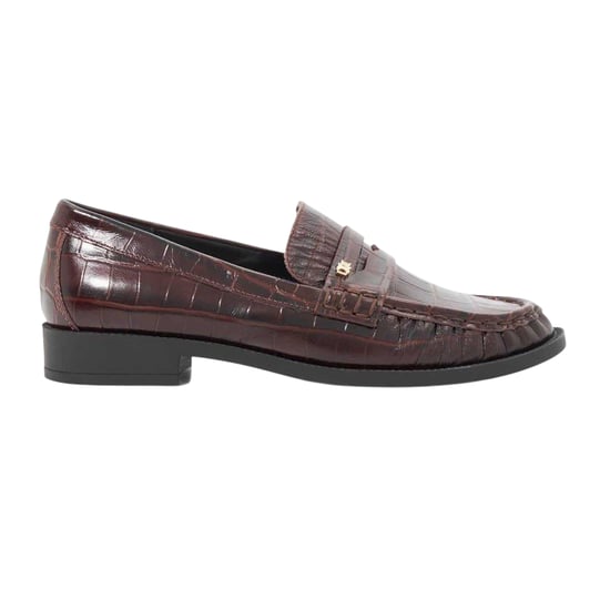 Dune London - "Galex" Penny-Schlupfschuhe für Damen, Leder (Braun) - Image 3