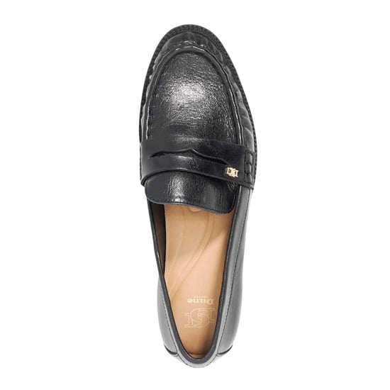 Dune London - "Galex" Penny-Schlupfschuhe für Damen, Leder (Schwarz) - Image 3