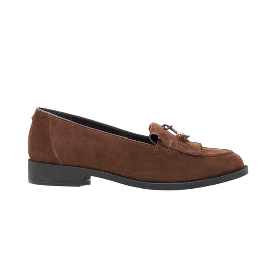 Dune London - "Globetrot" Halbschuhe für Damen, Wildleder, Flach (Braun) - Image 1
