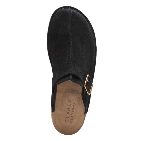 Clarks Originals - "Trek" Mules für Herren, Wildleder, Rückenausschnitt (Schwarz) - Image 4