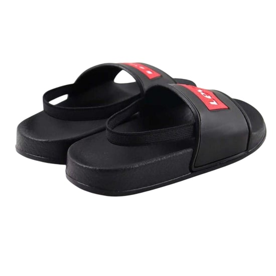 Levis - Fledermausflügel Logo Badesandale für Kinder (Schwarz) - Image 2
