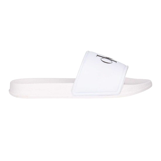 Calvin Klein - Pantoffeln für Kinder, Leder, Open Toe, Flach (Weiß) - Image 1