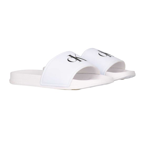 Calvin Klein - Pantoffeln für Kinder, Leder, Open Toe, Flach (Weiß) - Image 3