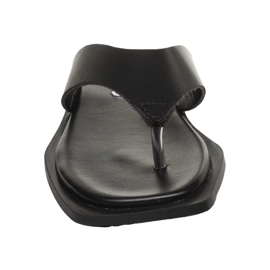 Steve Madden - Flipflops für Damen, Leder, Quadratischer Zeh (Schwarz) - Image 4