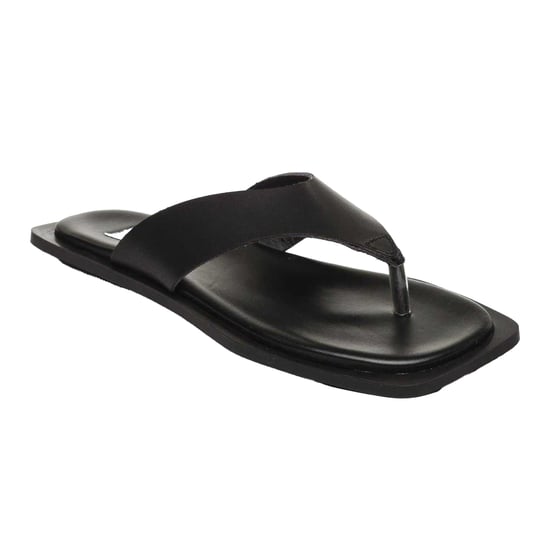 Steve Madden - Flipflops für Damen, Leder, Quadratischer Zeh (Schwarz) - Image 5
