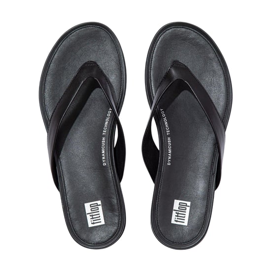 FitFlop - "Gracie" Flipflops für Damen, Leder, Flach (Ganz in Schwarz) - Image 2