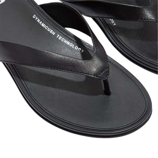 FitFlop - "Gracie" Flipflops für Damen, Leder, Flach (Ganz in Schwarz) - Image 3