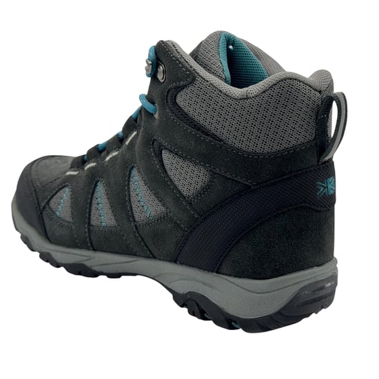 Karrimor - "Mount" Wanderschuhe für Kinder, Leder (Grau/Petrol) - Image 4