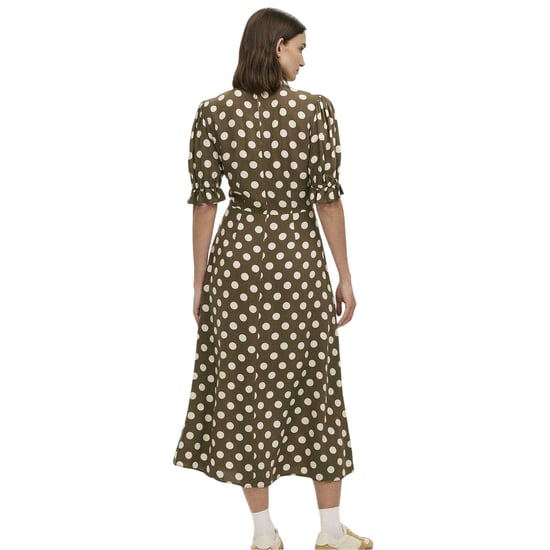 Finery - "Mela" Midikleid für Damen, Rundhalsausschnitt (Dunkel-Khaki) - Image 2