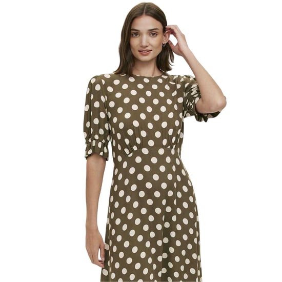 Finery - "Mela" Midikleid für Damen, Rundhalsausschnitt (Dunkel-Khaki) - Image 3