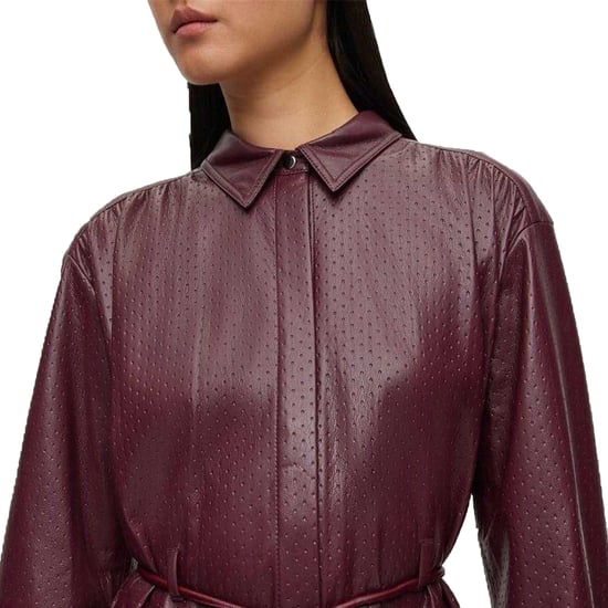 Boss - "Dibanora" Midi Hemd Kleid für Damen, Mit Kragen (Rot) - Image 3