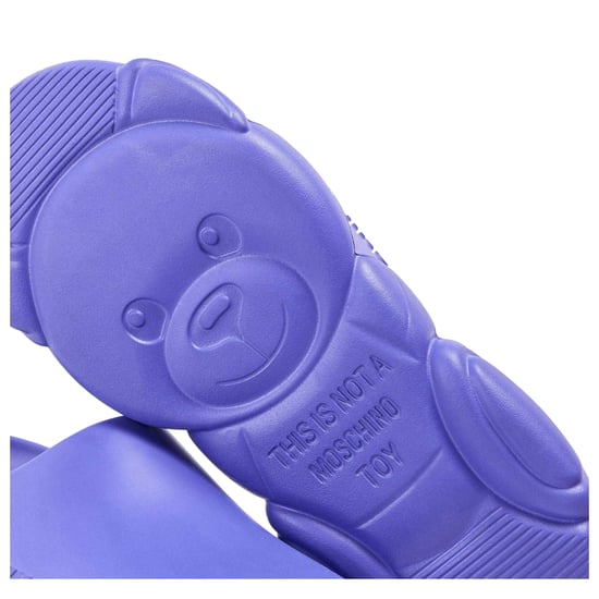 Moschino - Badesandale für Herren, Flach (Violett) - Image 4