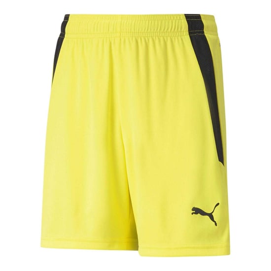 Puma - "Team Liga" Fußballshorts für Kinder (Fluoreszierendes Gelb) - Image 1