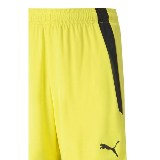 Puma - "Team Liga" Fußballshorts für Kinder (Fluoreszierendes Gelb) - Image 3