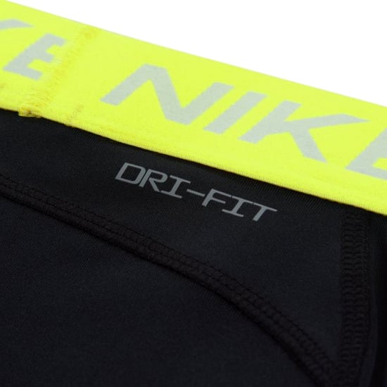 Nike - "Pro" Kompressions-Shorts für Mädchen (Schwarz/Volt Farbe) - Image 3