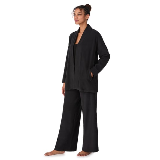 DKNY Stretch-Fleece-Hosen- und Jacken-Set Schwarz - Image 4