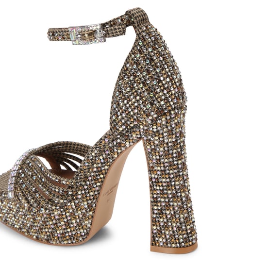 Kurt Geiger London Crystal Strap Plateau-Sandalen - Image 3