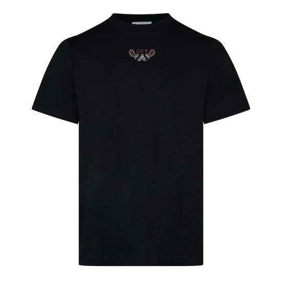 Off-White Off Bandana Arrow Herren-Slipper in Schwarz - Image 1