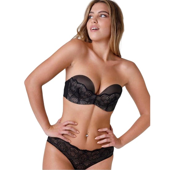 Wonderbra - "Glamour" BH für Damen, Trägerlos (Schwarz) - Image 1