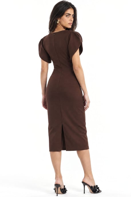 Busem Damen-Midikleid mit Rundhalsausschnitt - Image 2