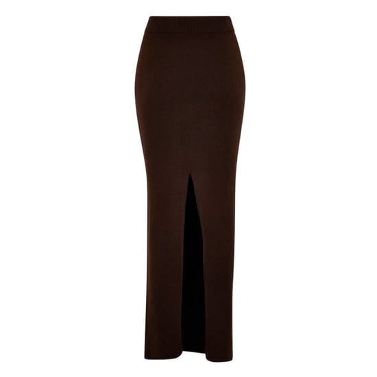 Jack Wills - Langer Rock für Damen, Jerseyware (Kakao) - Image 3