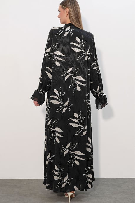 Big Dart Geblümtes Maxikleid mit Rundhalsausschnitt - Image 6