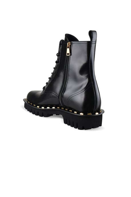 Balmain Stiefeletten aus Lackleder mit Nieten Schwarz - Image 3