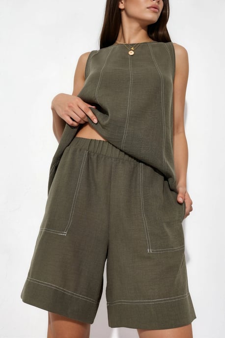 Stitch Detail Relax Fit Co-ord-Set - Image 6