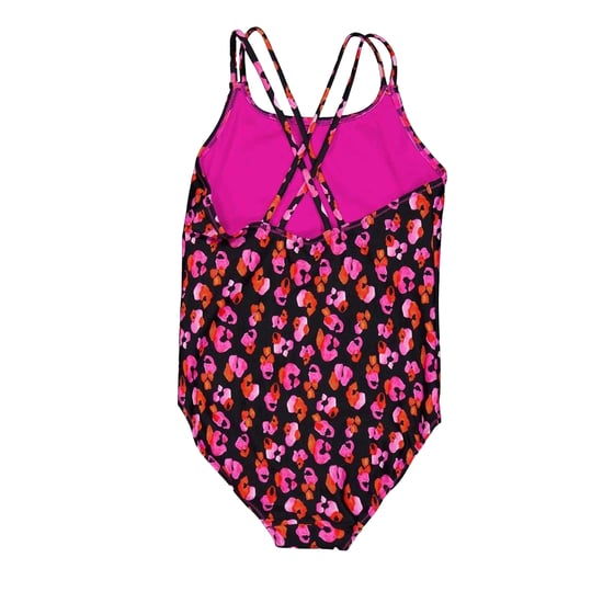 Biba - Badeanzug für Mädchen, Gekreuzte Rückenträger (Pink) - Image 2