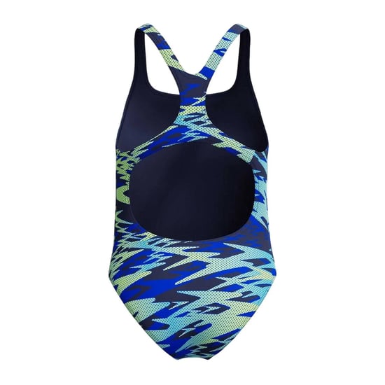 Speedo - "Hyper Boom Allover Medalist" Badeanzug für Mädchen (Blau/Grün) - Image 2