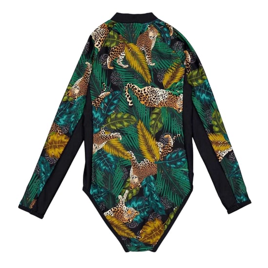 Biba - Rashguard Badeanzug für Mädchen, Langärmlig (Schwarz) - Image 2