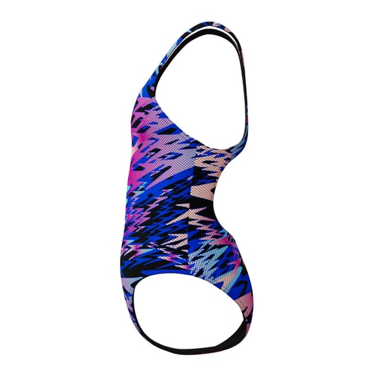 Speedo - "Hyper Boom Allover Medalist" Badeanzug für Mädchen (Schwarz/Pink) - Image 3