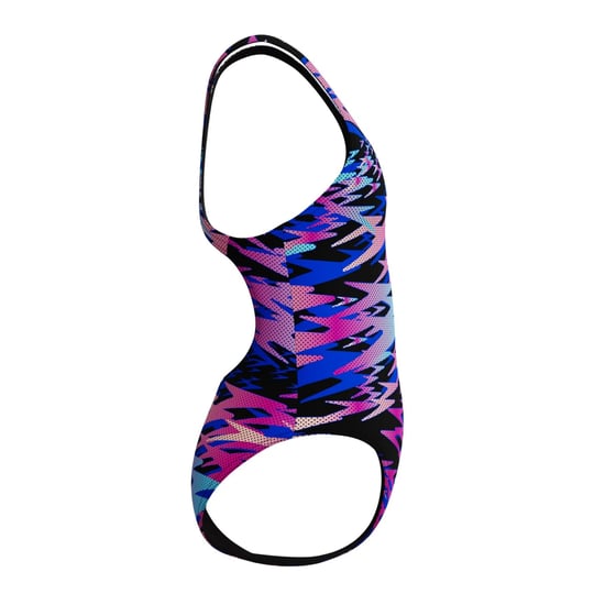 Speedo - "Hyper Boom Allover Medalist" Badeanzug für Mädchen (Schwarz/Pink) - Image 4