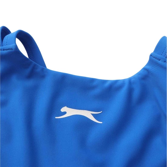 Slazenger - Badeanzug für Mädchen, Gekreuzte Rückenträger (Kobalt) - Image 3