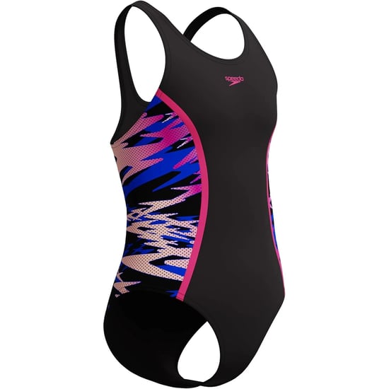 Speedo - "Hyperboom Splice" Badeanzug für Jugendlich (Schwarz/Pink) - Image 3