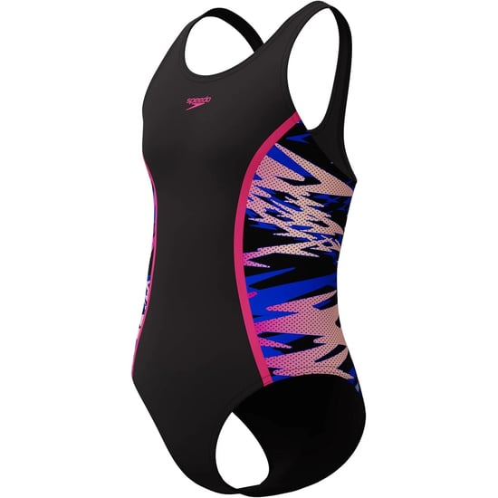 Speedo - "Hyperboom Splice" Badeanzug für Jugendlich (Schwarz/Pink) - Image 5