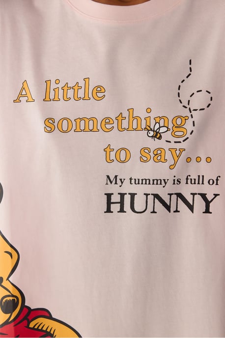Winnie The Pooh Bärenprint Kurzarm-Nachthemd - Image 5