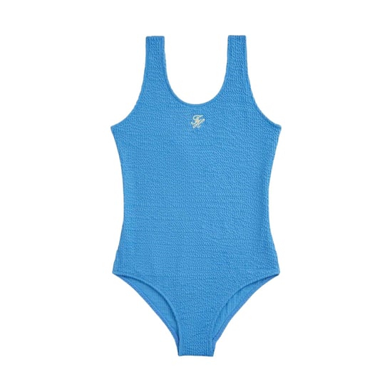 Tommy Hilfiger - Badeanzug für Mädchen, Runder Auschnitt (Blau) - Image 2