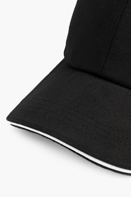 Schwarze schlichte Baseballkappe - Image 3