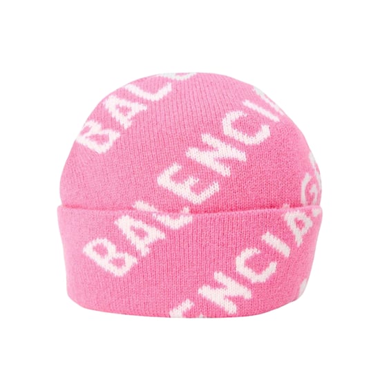 Balenciaga - Mütze, Jerseyware (Pink/Weiß) - Image 2