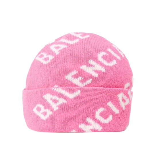 Balenciaga - Mütze, Jerseyware (Pink/Weiß) - Image 3