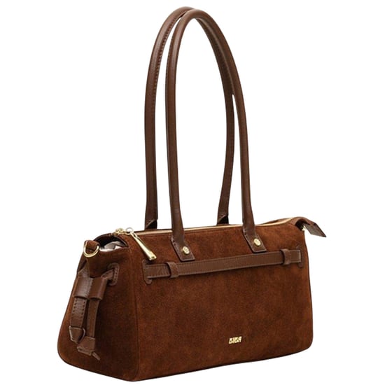 Biba - "Baguette" Schultertasche, Leder (Schokolade) - Image 3