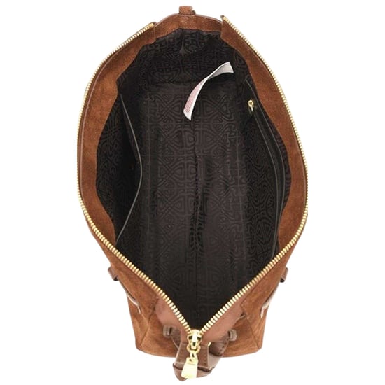 Biba - "Baguette" Schultertasche, Leder (Schokolade) - Image 4