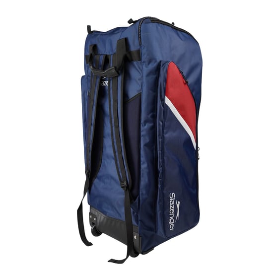 Slazenger - Reisetasche mit Rollen (Marine/Rot) - Image 2