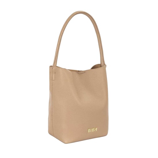 Biba - Beuteltasche für Damen , Leder (Braun) - Image 2