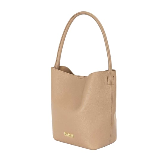 Biba - Beuteltasche für Damen , Leder (Braun) - Image 3