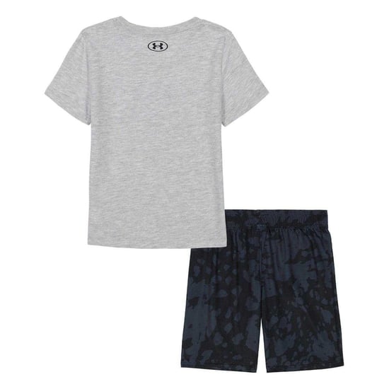 Under Armour - T-Shirt und Shorts für Kinder, meliert (Grau) - Image 2