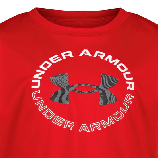 Under Armour - "Tech" T-Shirt und Shorts für Jungen (Rot/Schwarz) - Image 3