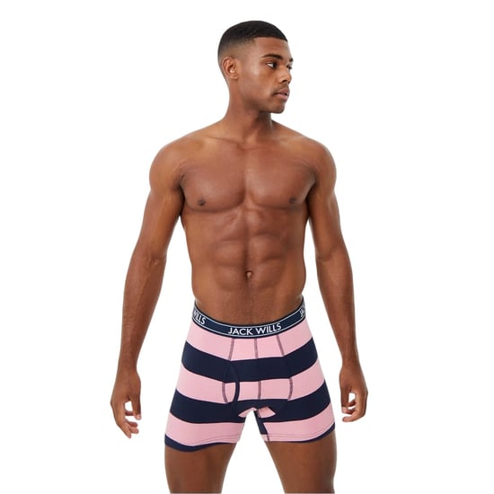 Jack Wills - "Daundley" Retropants für Herren, Klassisch (3er-Pack) (Pink/Marine) - Image 1